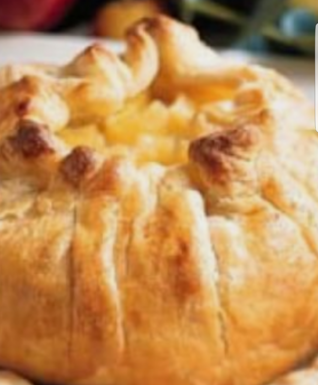 Baked Mecox Farm Atlantic Mist en Croute: House Jam, Toasted Organic Almonds & Crackers (Serves 8-15)