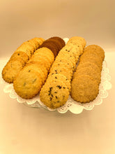 Load image into Gallery viewer, Herbal Gathering Shortbread Cookies • Lavender, Rosemary, Black Pepper or Lemon Thyme (dozen)
