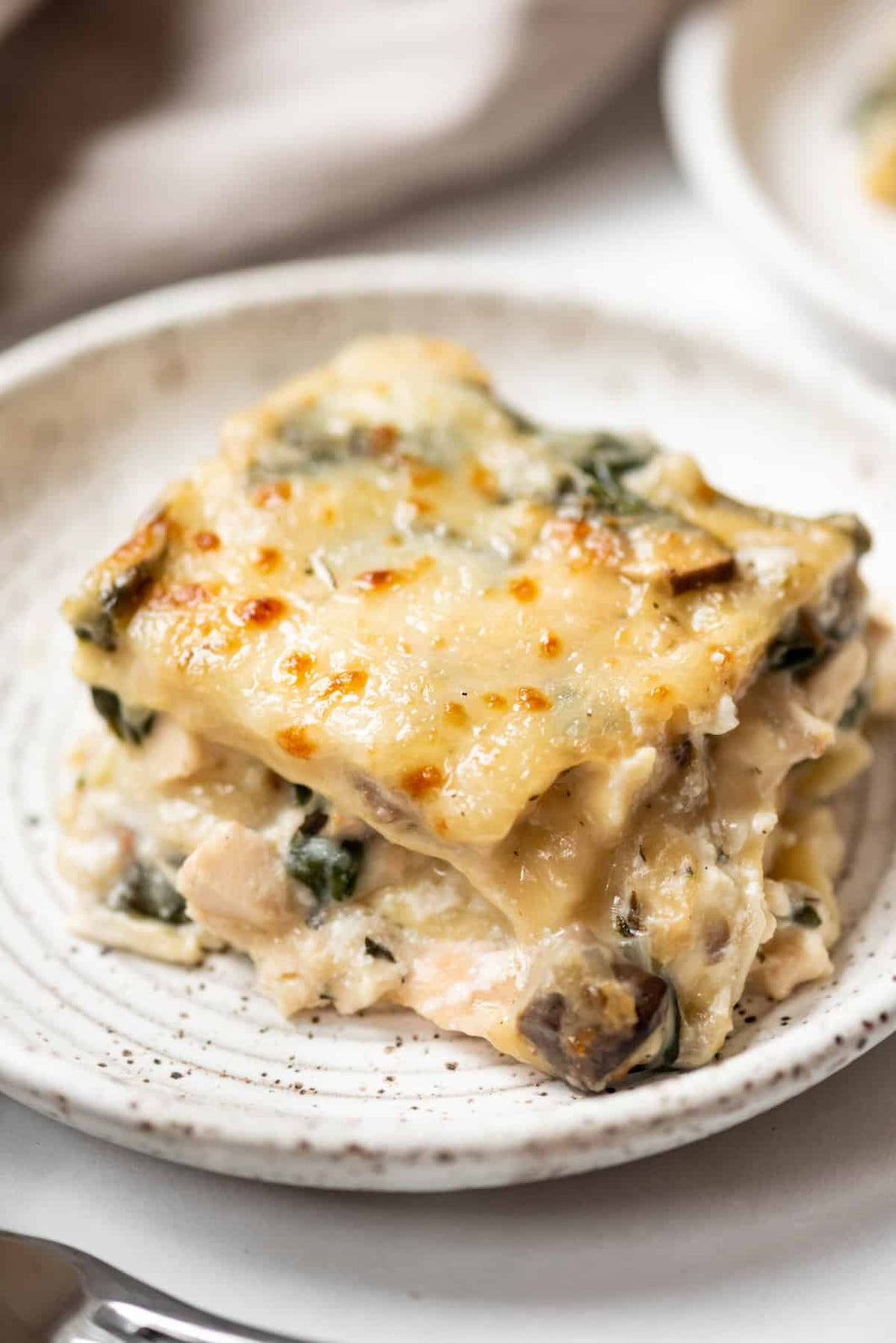 Woodland Mushroom Lasagne with Truffle Bechamel Sauce