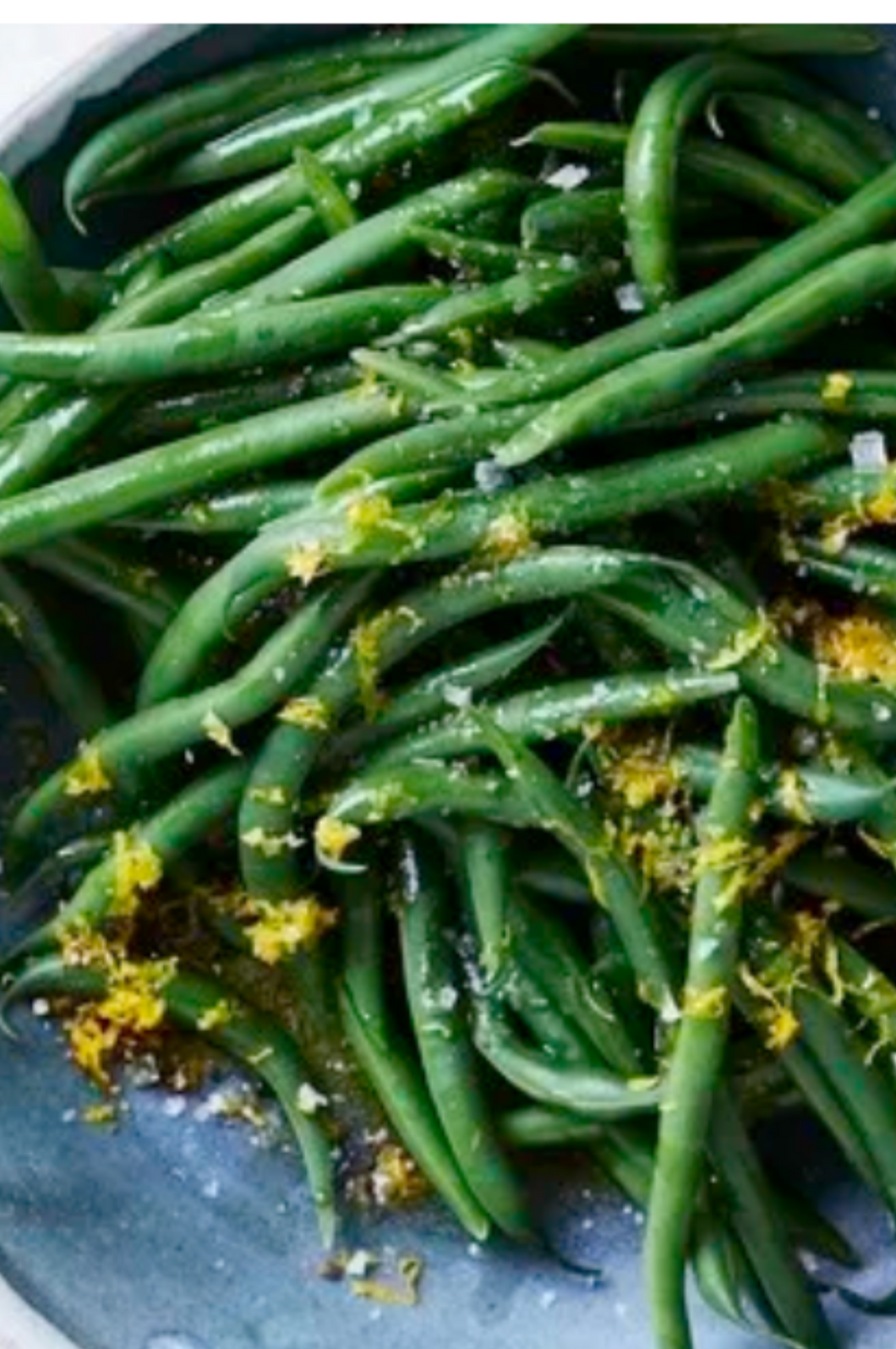 Lemongrass Green Beans with Crispy Shallots, Ginger, Garlic (quart / serves 4-5)