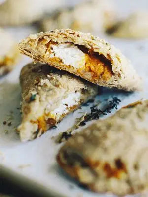 Winter Squash & Goat Cheese Empanaditas (dozen)